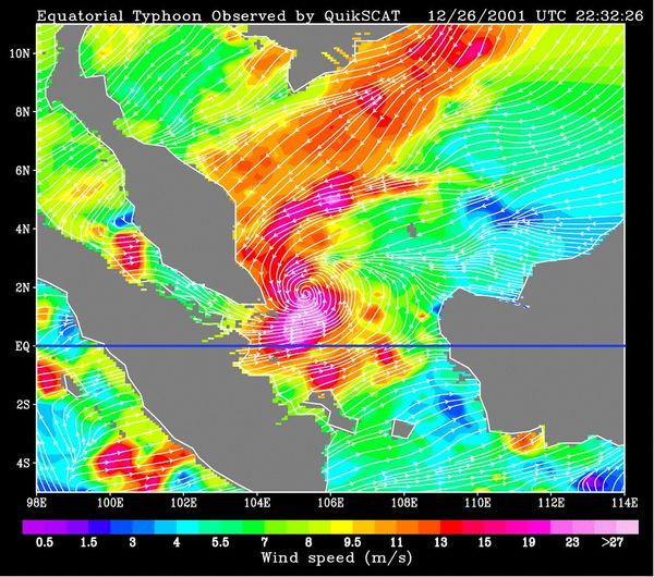 A Rare Cyclone on the Equator - NASA Science