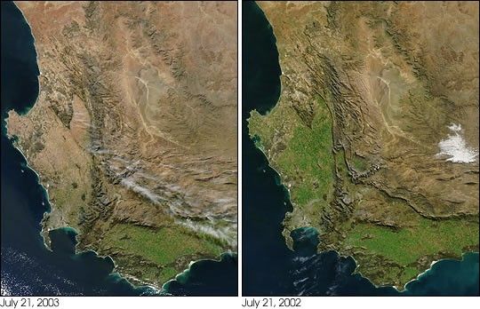 Evidence of Drought in South Africa