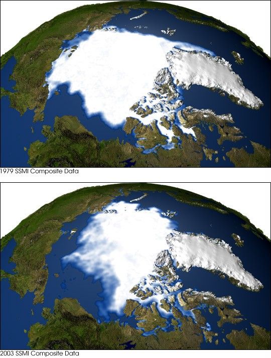 Dwindling Arctic Sea Ice