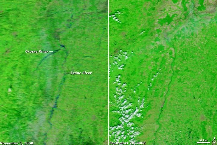 Floods in Eastern France