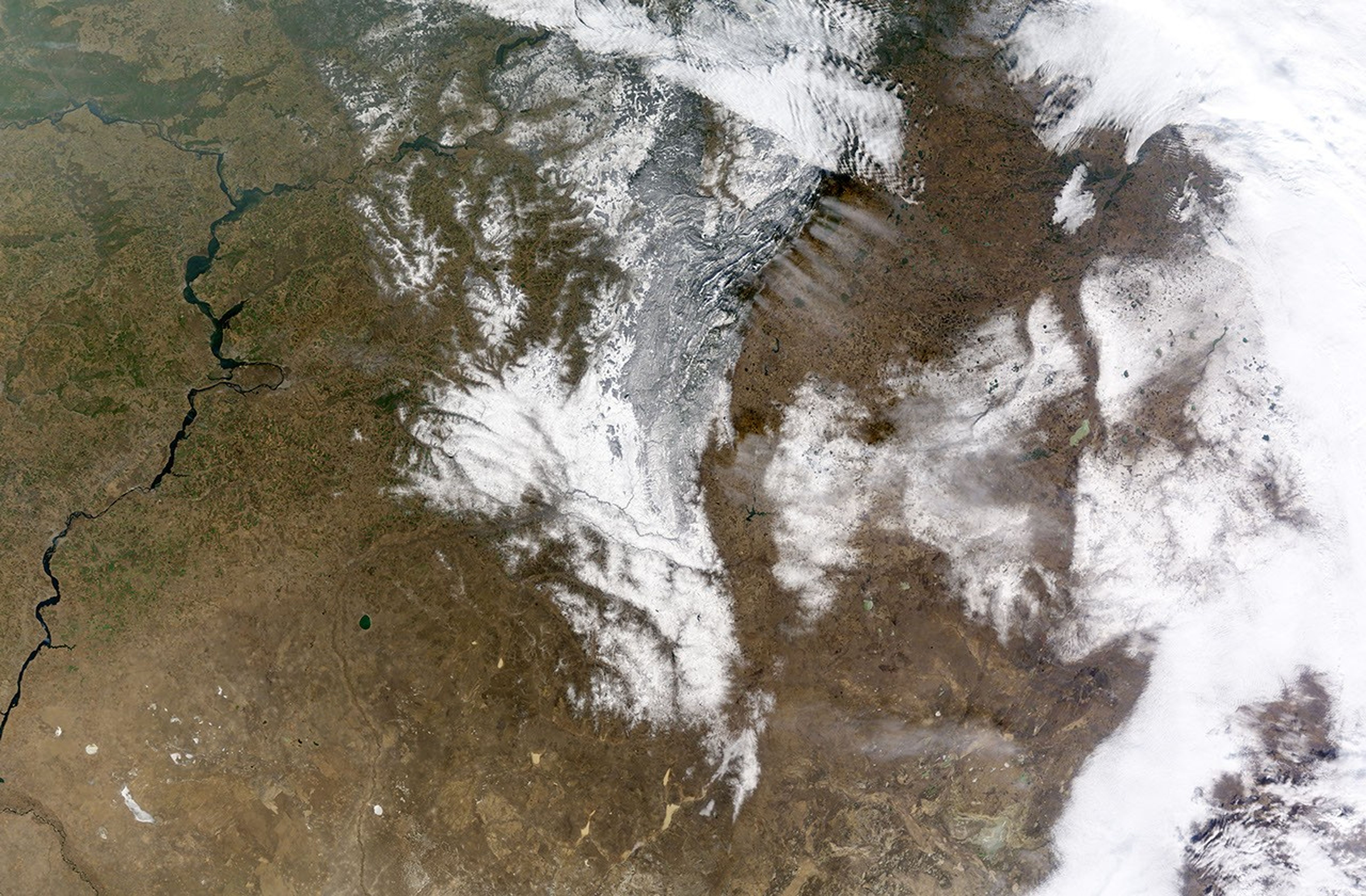 Lee Clouds in Russia&rsquo;s Ural Mountains