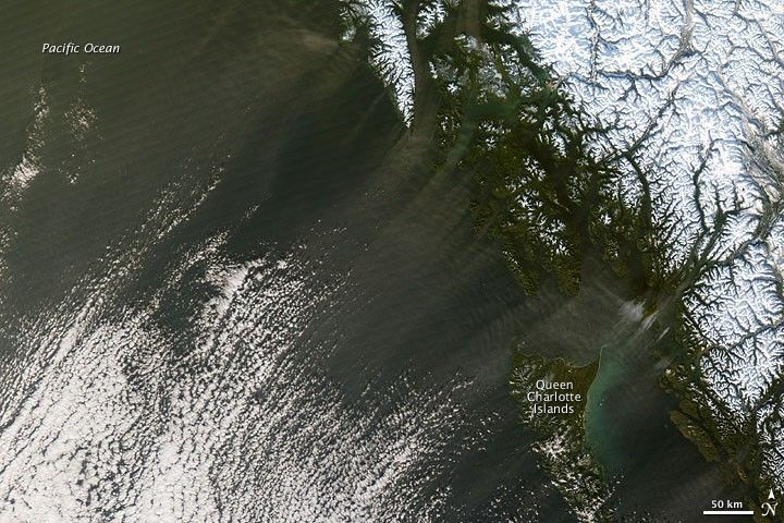 Dust Storm off Alaska