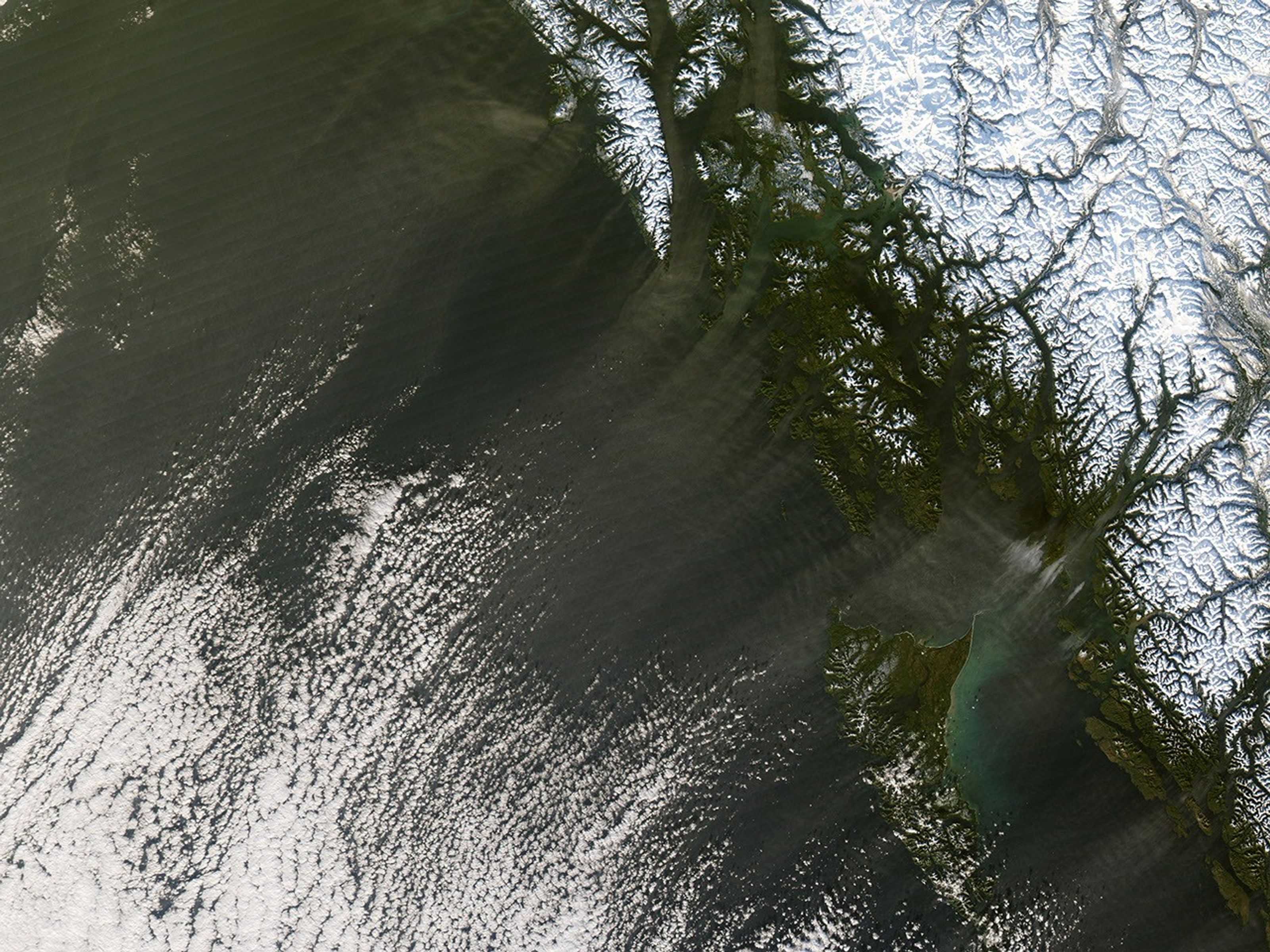 Dust Storm off Alaska
