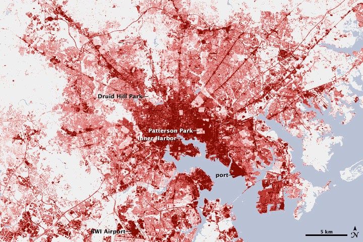 developed areas - January 1 - December 31, 2001