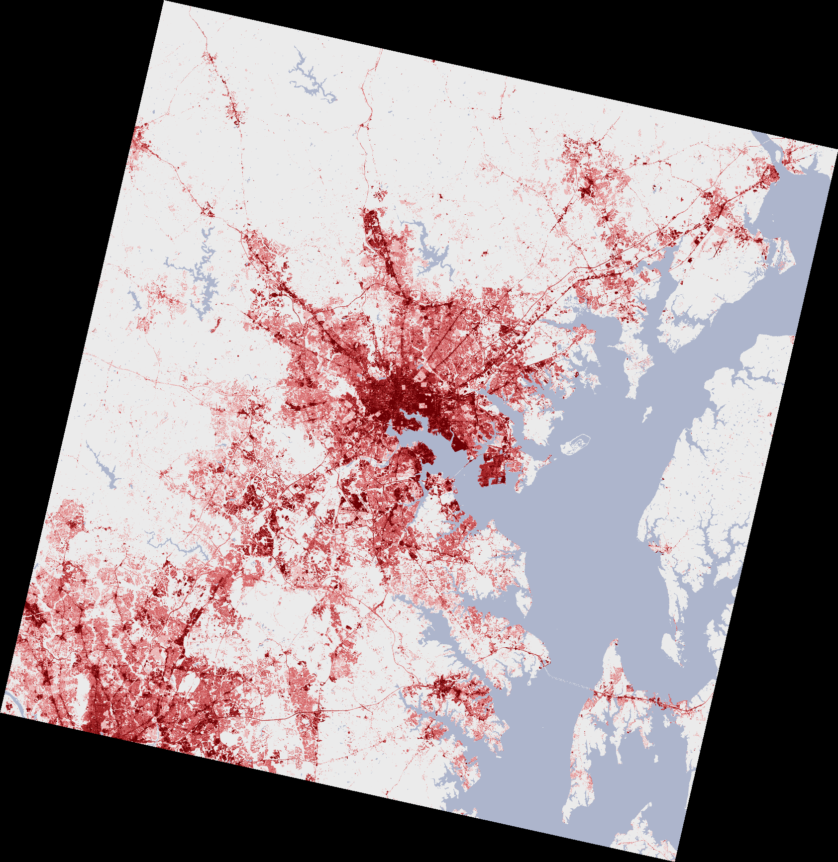 developed areas - January 1 - December 31, 2001