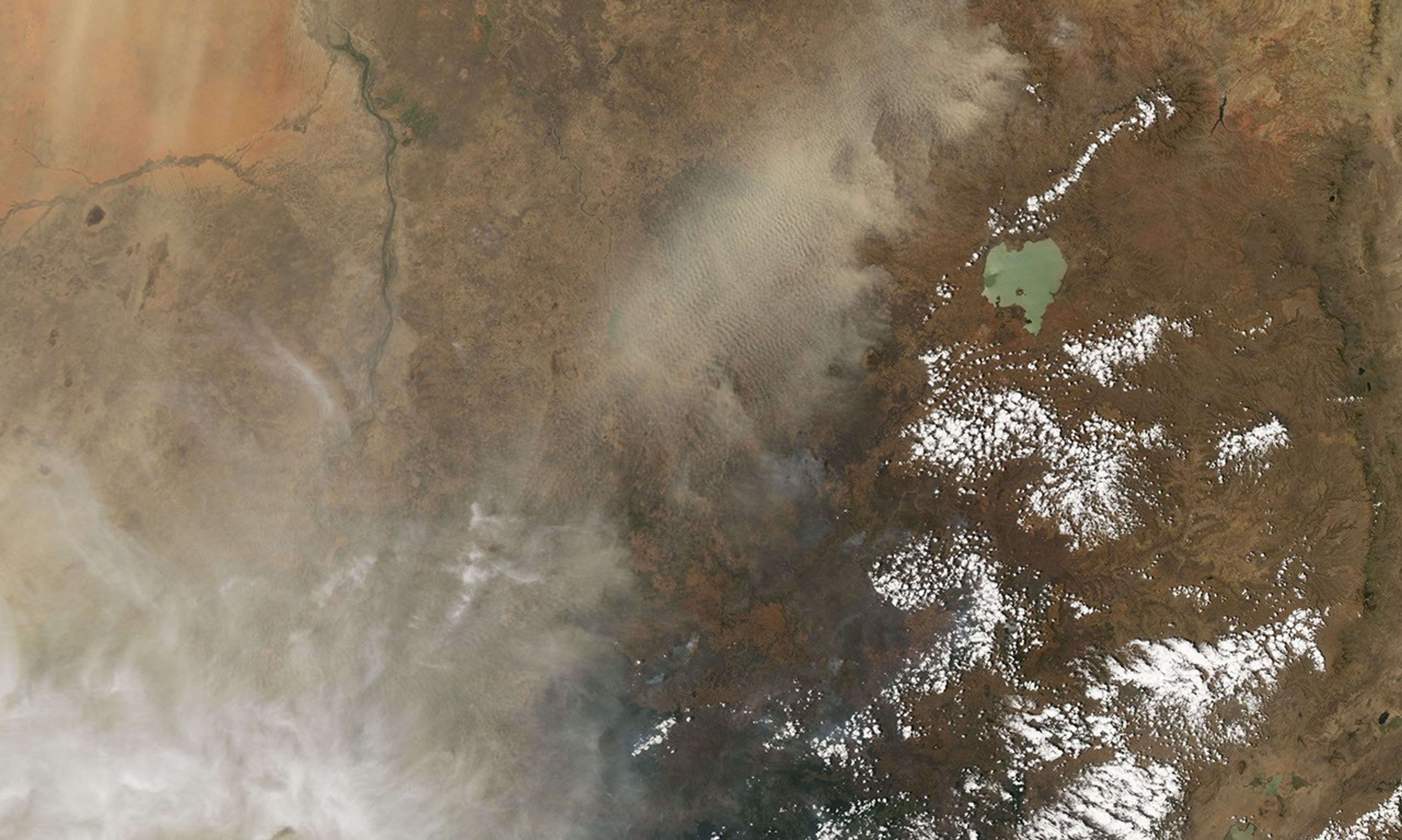 Haze over the Ethiopia-Sudan Border