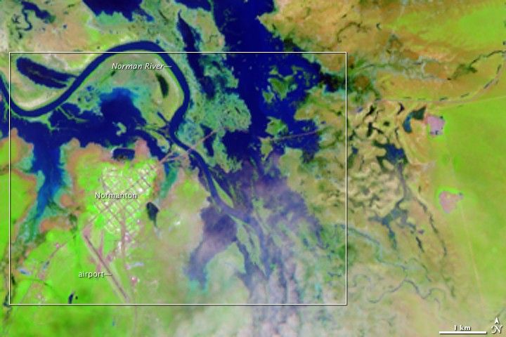 False Color - March 12, 2009