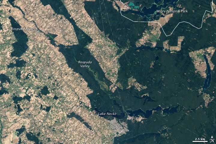 
			Rospuda Valley, Poland - NASA Science			