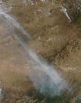 Smoke over Northeastern China