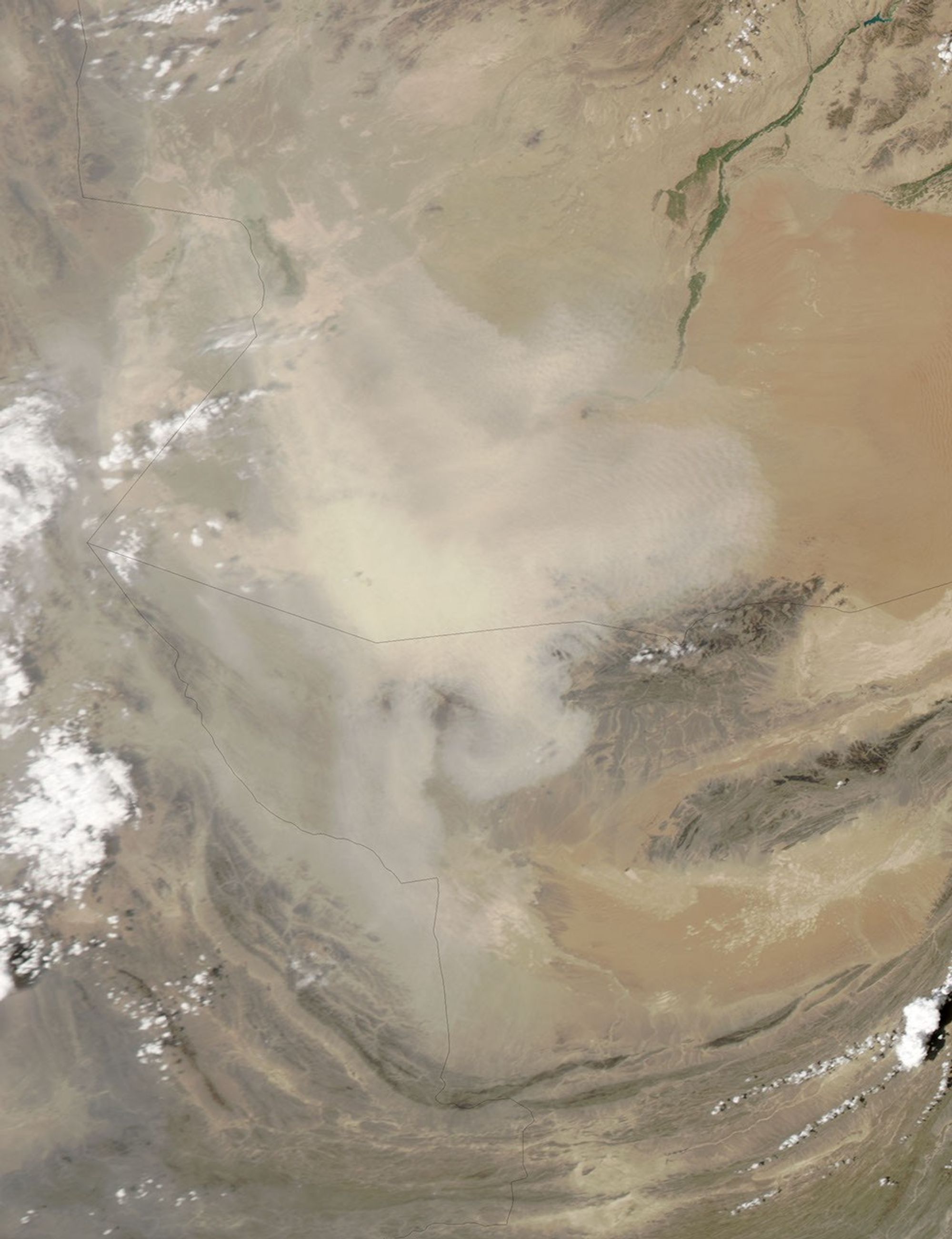 Afternoon Overpass (Aqua) - August 25, 2009