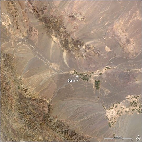 Bam Inran Destructive Earthquake near Bam, Iran - NASA Science