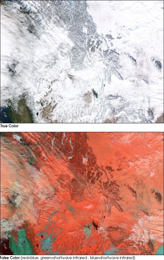 Blizzards in the Western United States