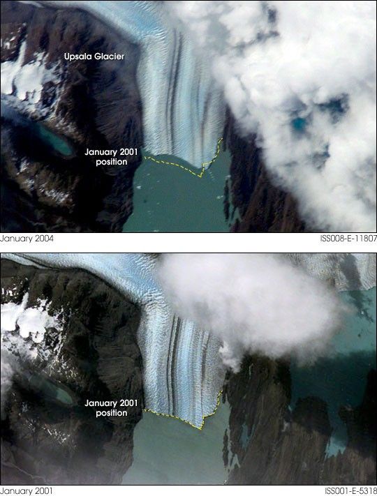 Glacial Retreat in Argentina