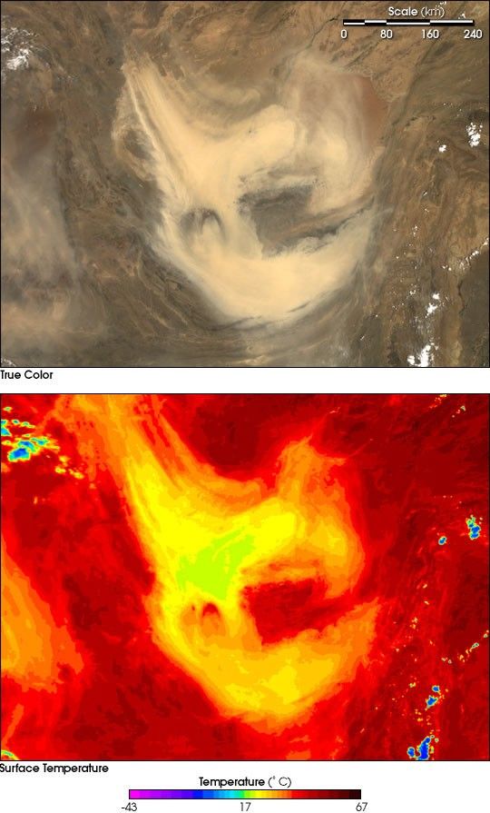 Dust Storm in Afghanistan