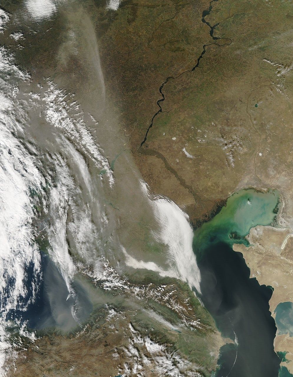 Dust over the Black Sea
