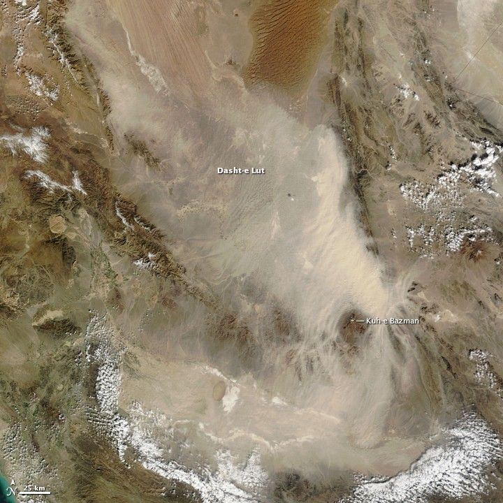 Dasht-e Lut Dust Storm