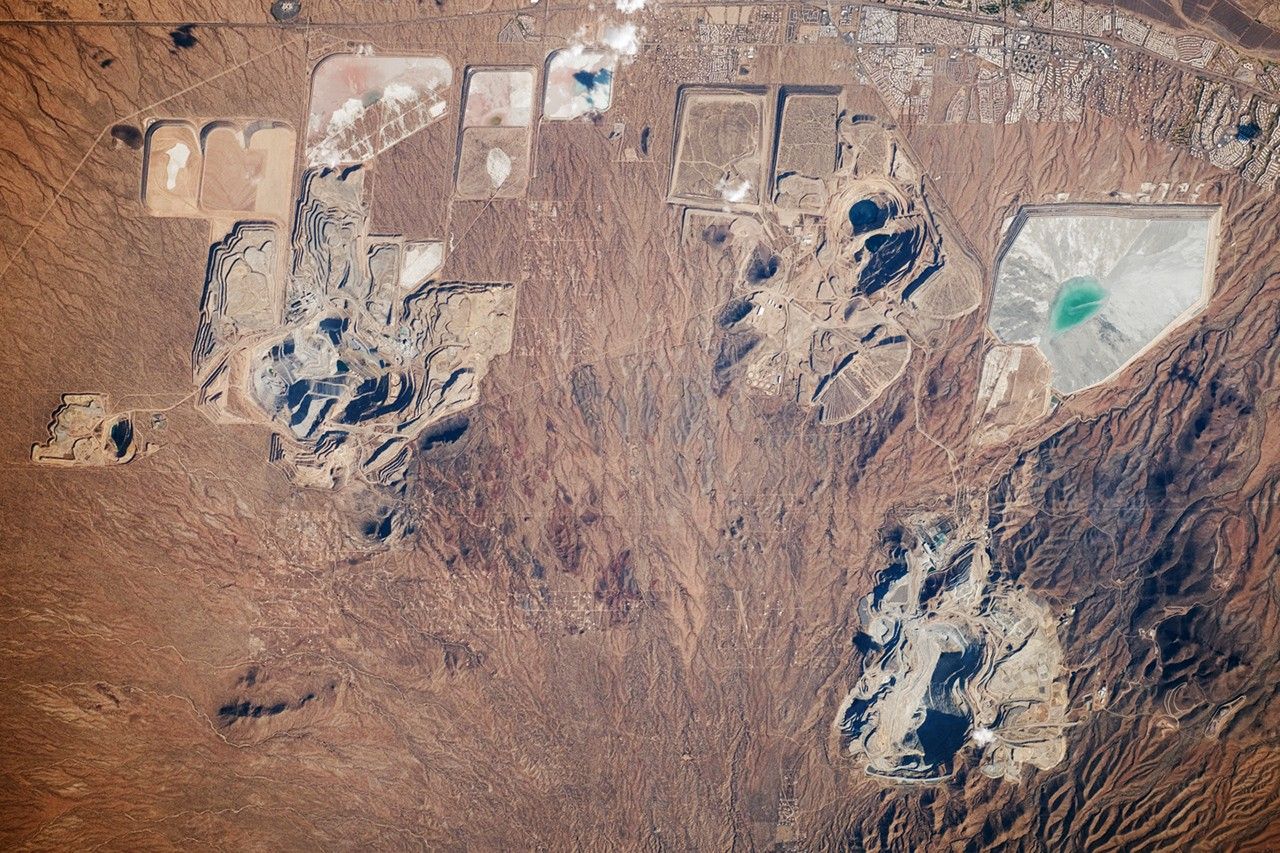 Open Pit Mines, Southern Arizona - NASA Science