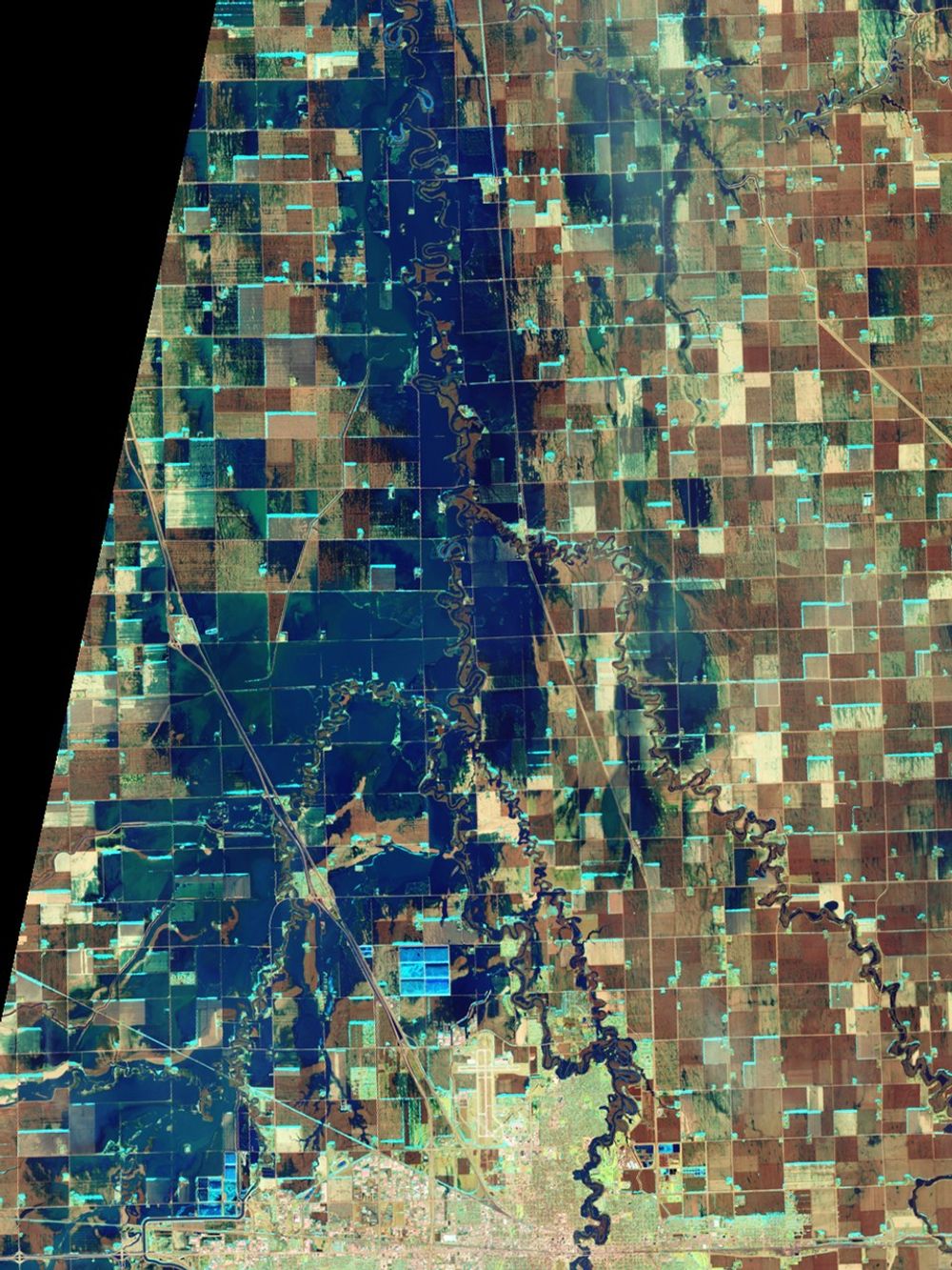 false color - March 21, 2010
