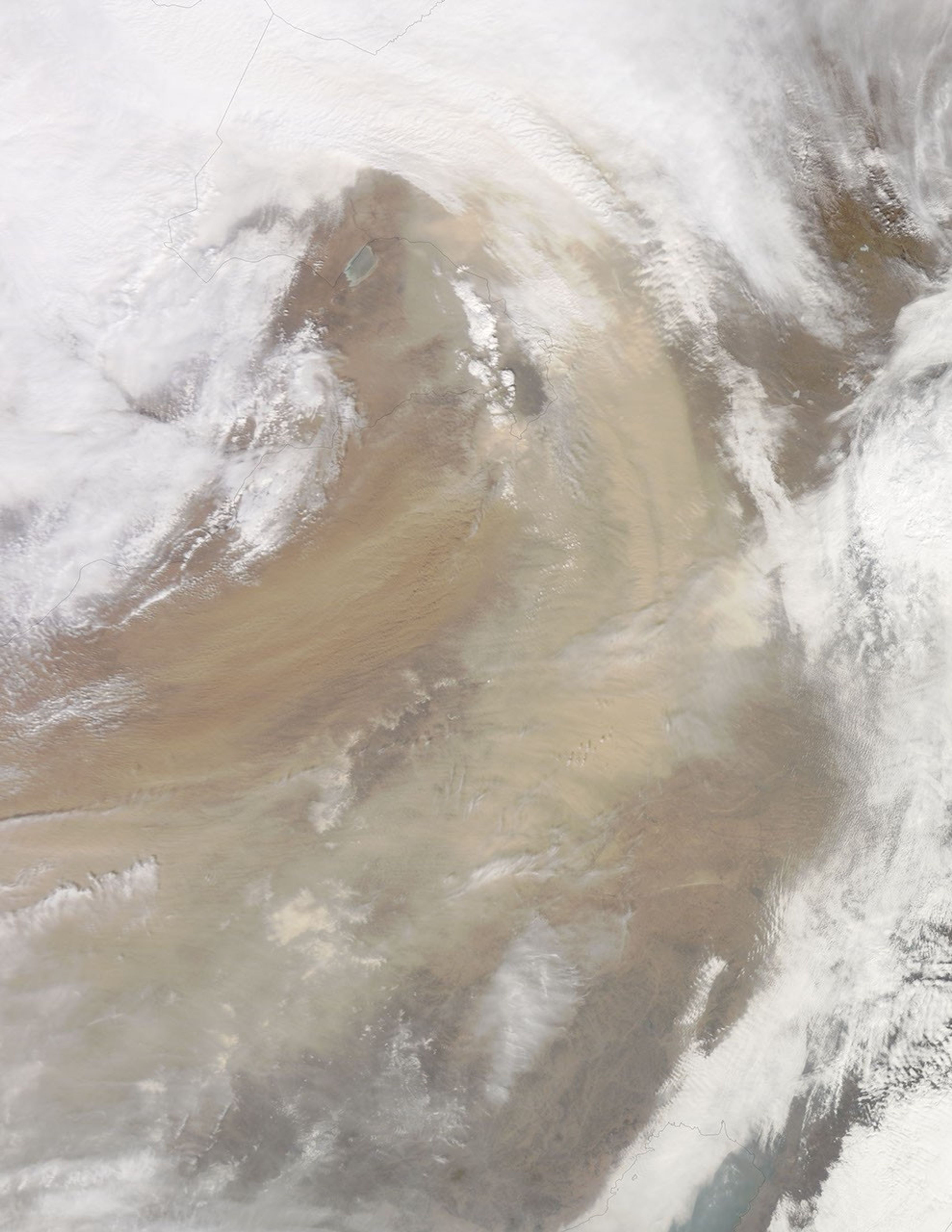 Late March Dust Storm in Northeastern China