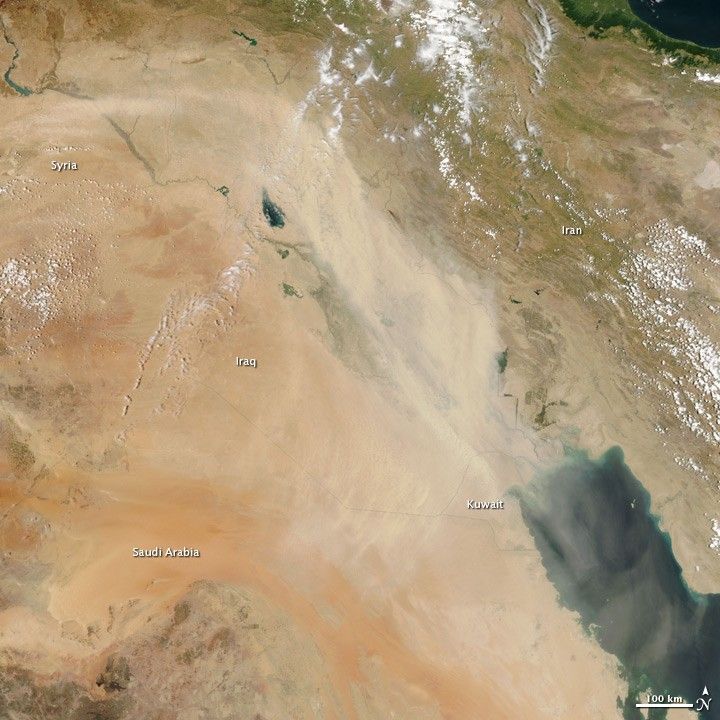 Dust Storm over Iraq