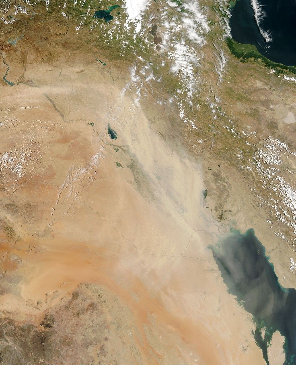 Dust Storm over Iraq
