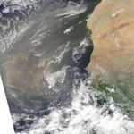 Saharan Dust over the Cape Verde Islands