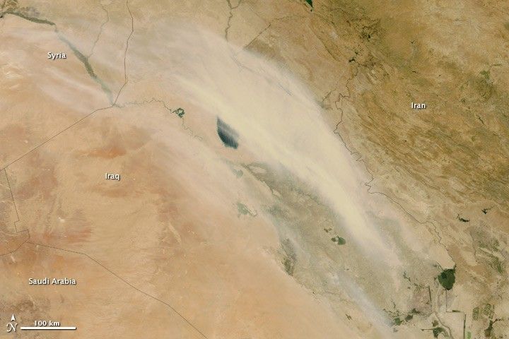 Dust Storm over Iraq