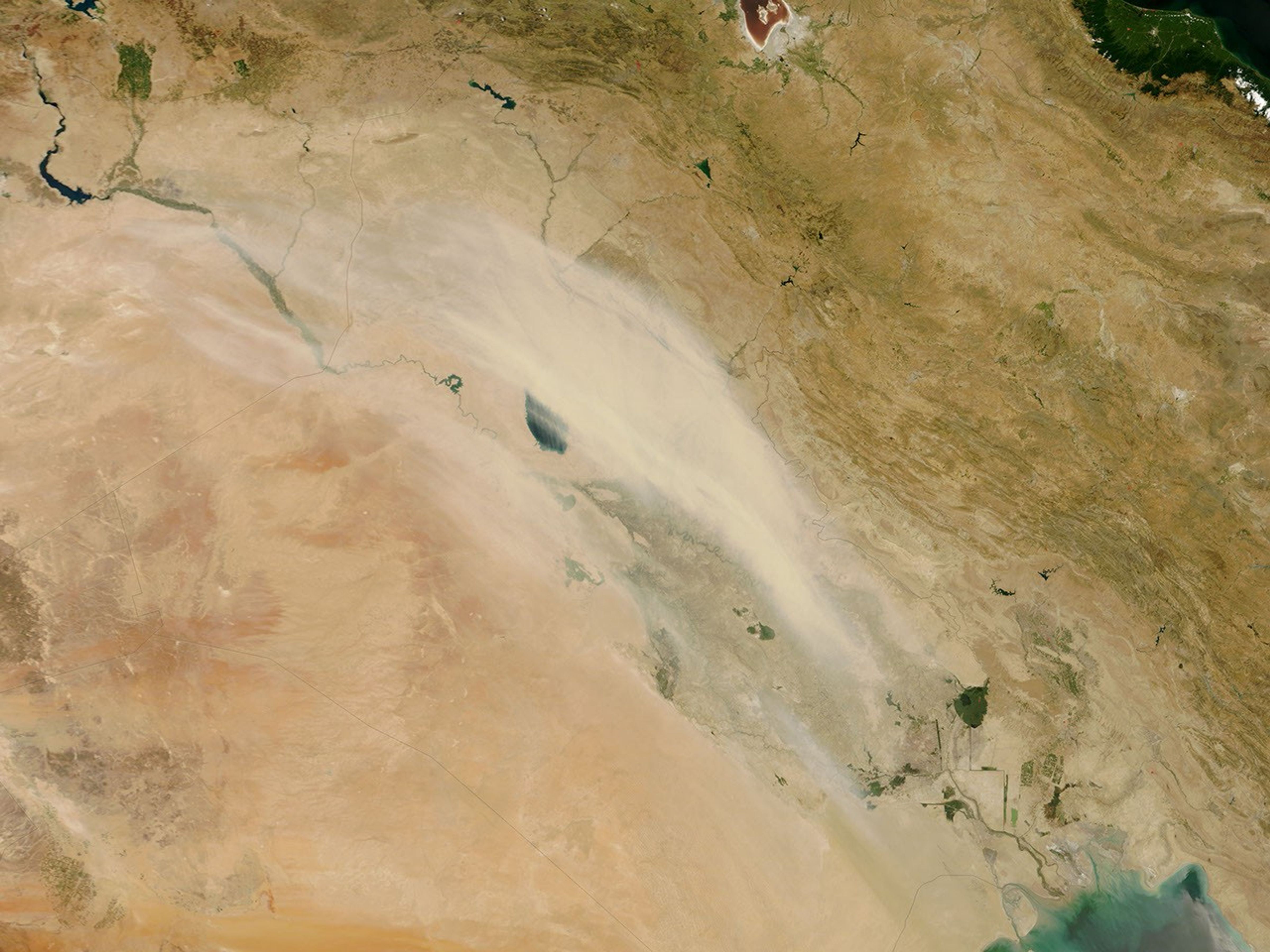 Dust Storm over Iraq