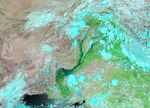 Flooding along the Lower Indus River