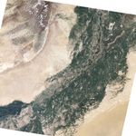 Flooding near Kashmor, Pakistan