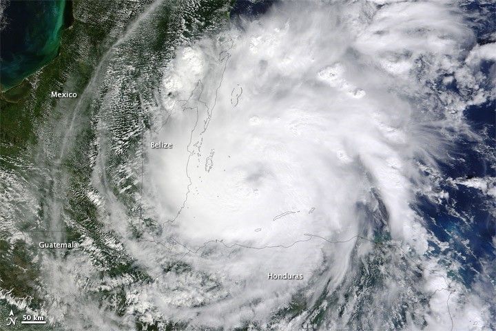 Hurricane Richard off Belize