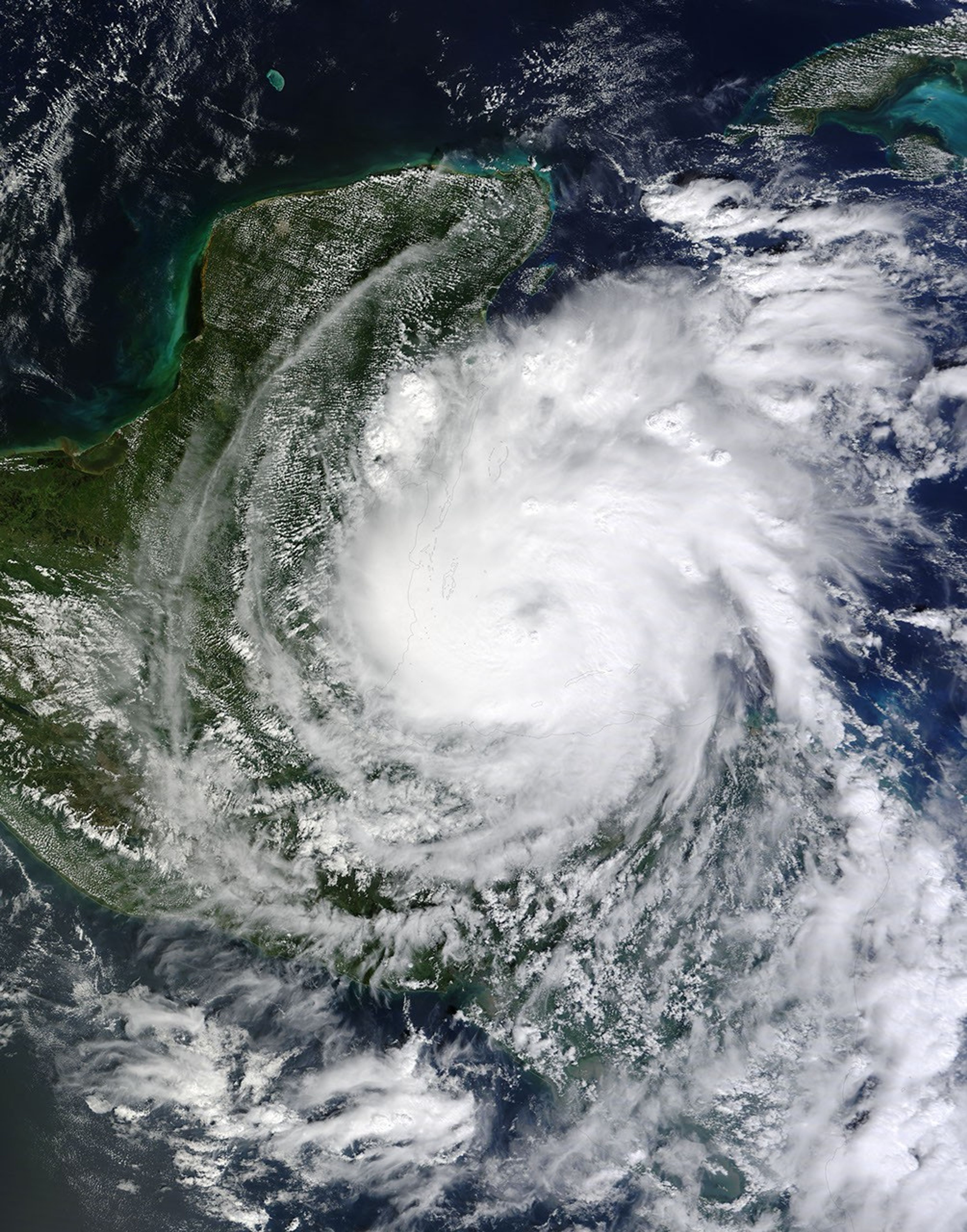 Hurricane Richard off Belize