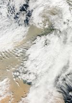Saharan Dust over Sicily