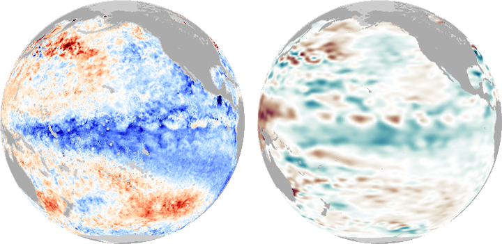 Sea Surface Temperature and Height Anomaly - December 14 - 16, 2010