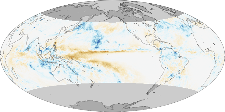 Rainfall Anomaly - November 23 - December 22, 2010