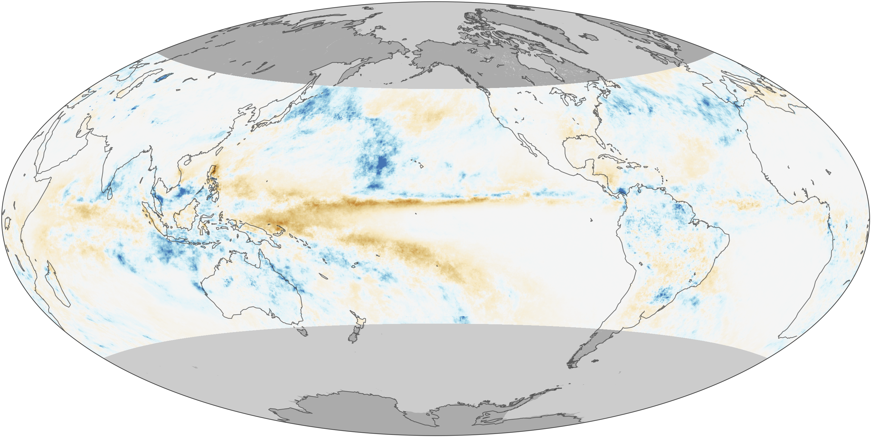 Rainfall Anomaly - November 23 - December 22, 2010