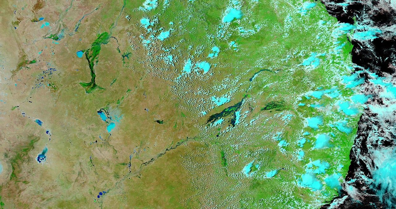 Flooding in the Australian Interior