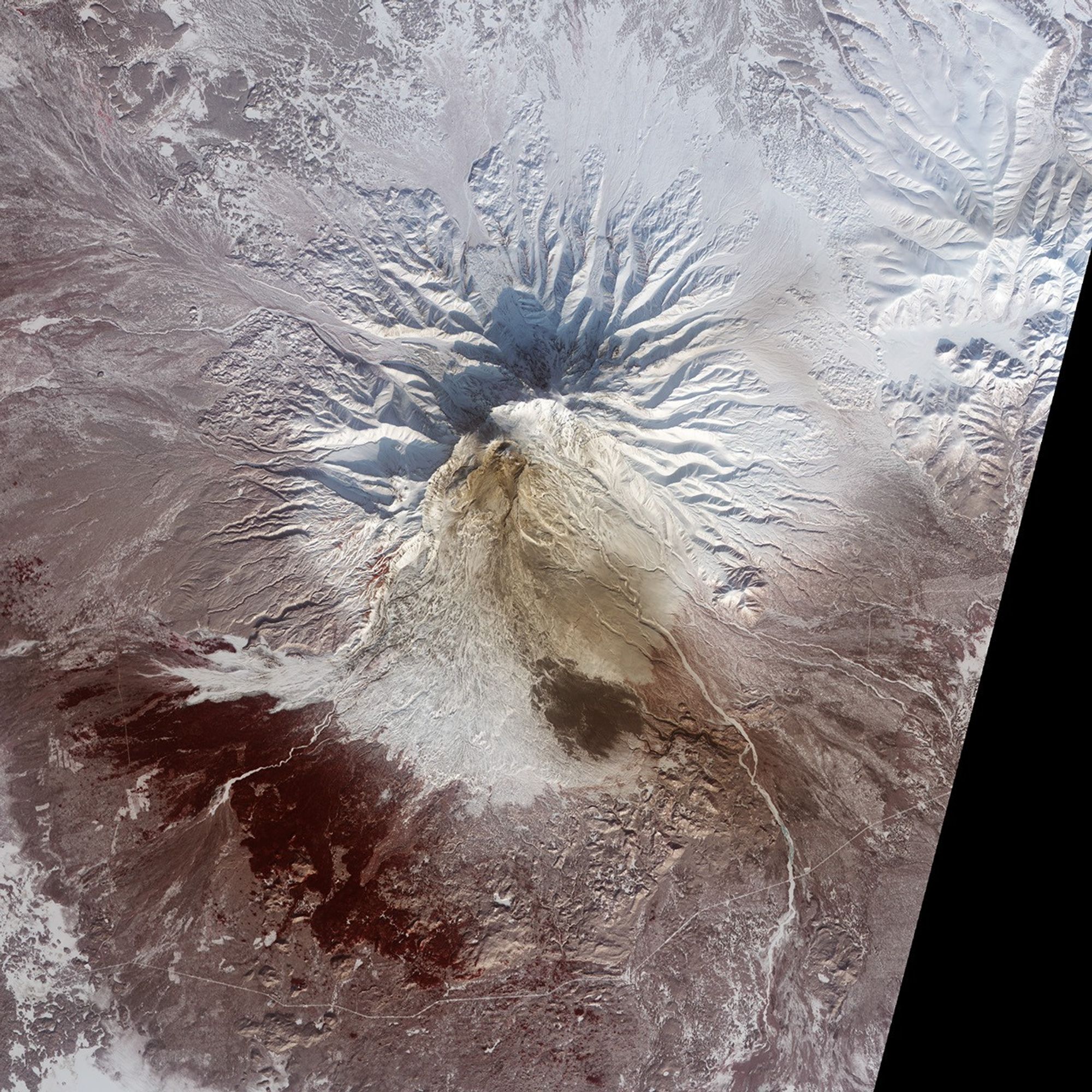 Pyroclastic Flow Remnants at Shiveluch Volcano - NASA Science