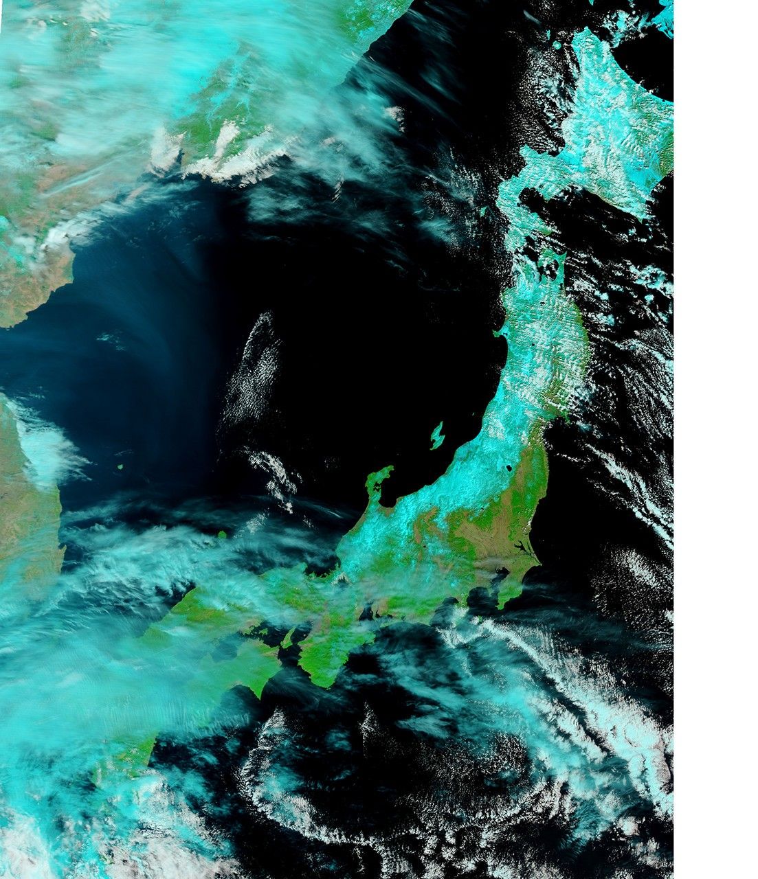 Flooding from Tsunami near Sendai, Japan - NASA Science