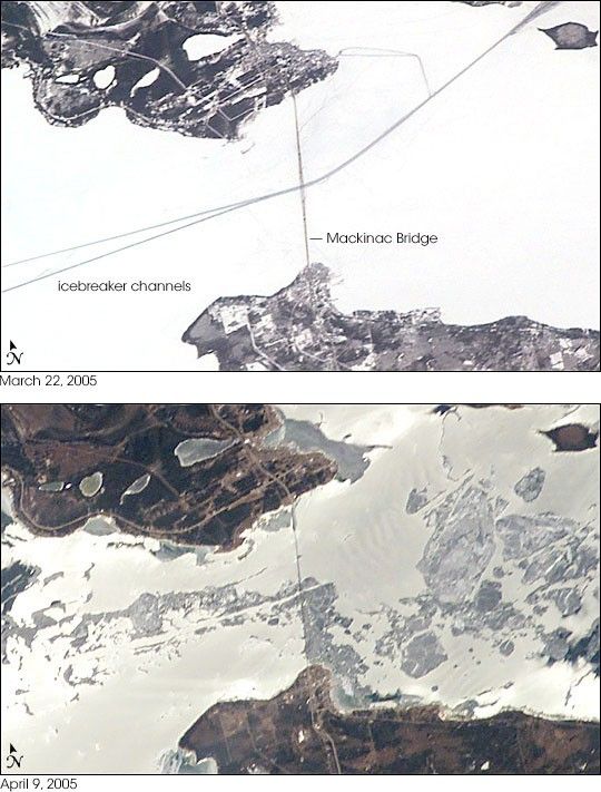 Spring Thaw, Straits of Mackinac