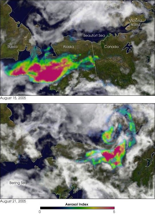 Black Carbon in Smoke over Alaska