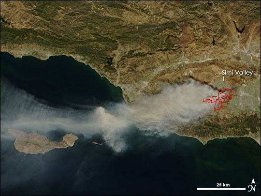 Topanga Fire - NASA Science