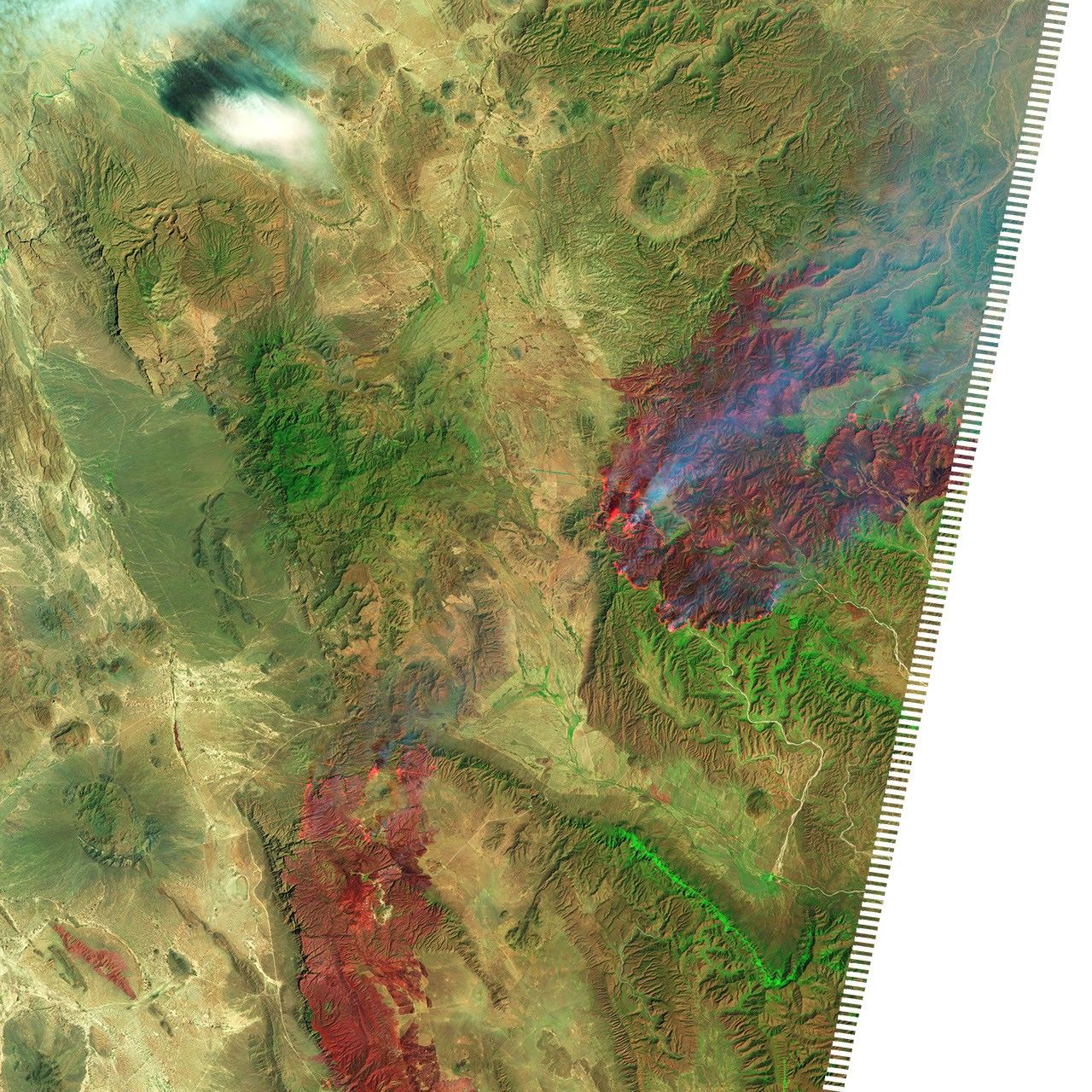 Large Fires in Northern Mexico