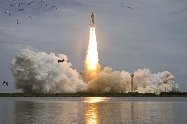 
			Atlantis Rides Into History - NASA Science			