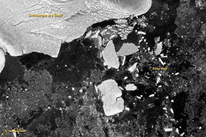 Antarctic Icebergs Chipped off by Japan Tsunami - NASA Science