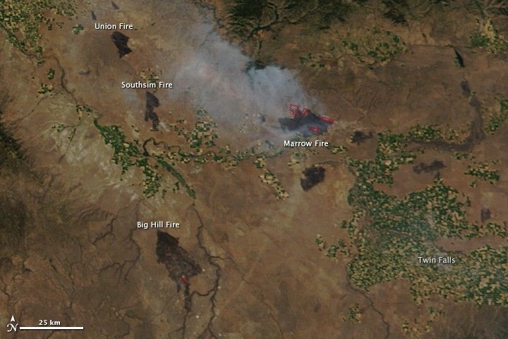 Fires in Western Idaho