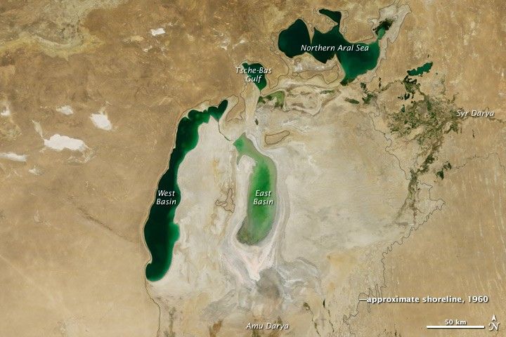 Aral Sea 2011