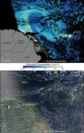 Amazon River in the Atlantic Ocean