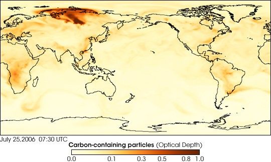 
			"Chemical Weather Forecasts:" Carbon-Containing Particles - NASA Science			