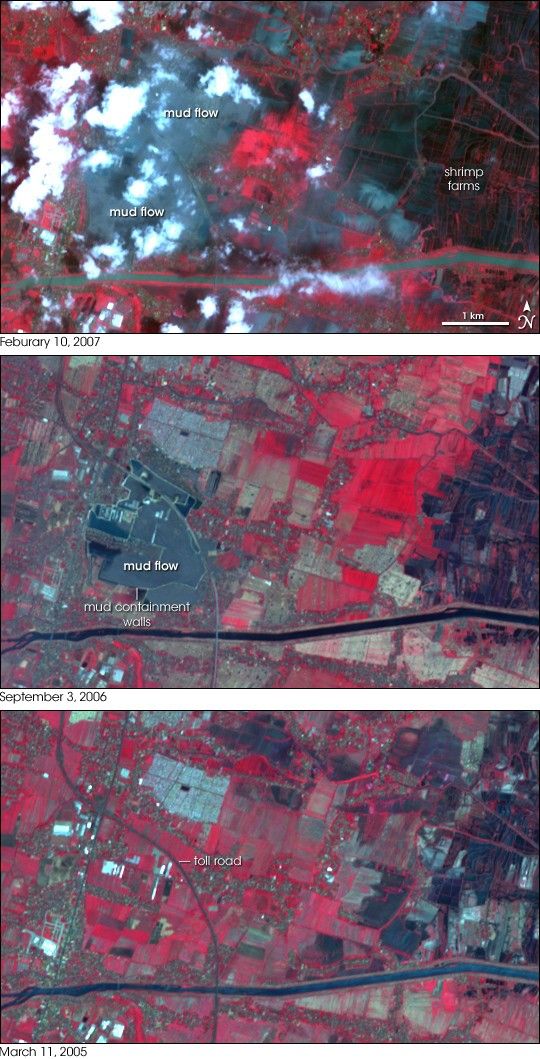Java Mud Volcano Continues to Grow